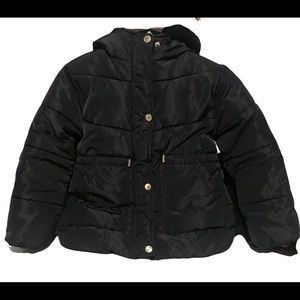 Puffy girls coat
